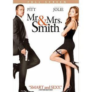 Mr. and Mrs. Smith (DVD, 2005, Full Screen) NEW